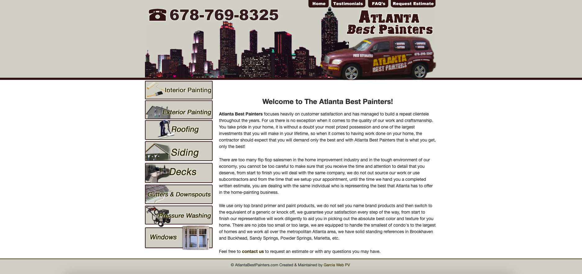 Atlanta Best Painters Website
