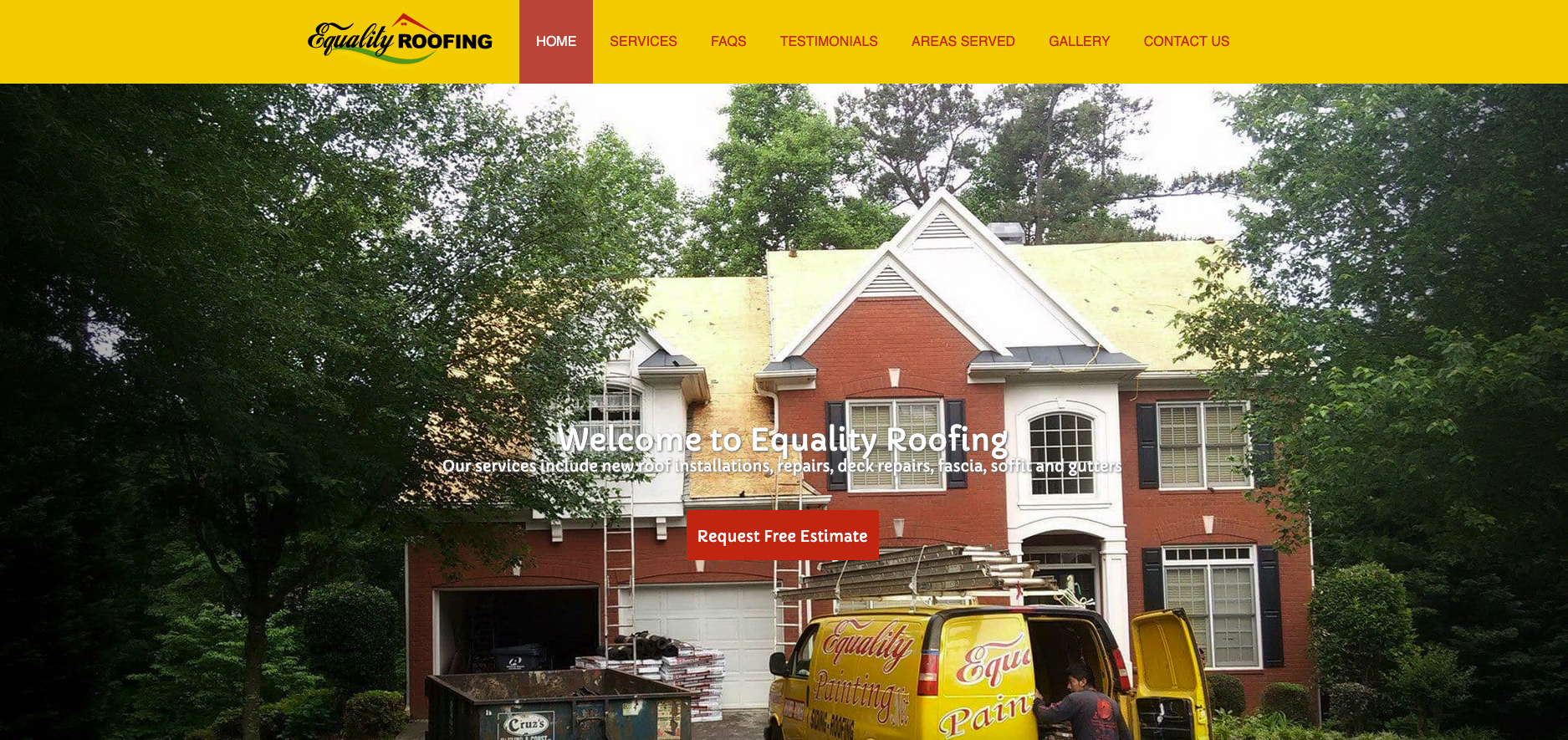 Equality Roofing Website