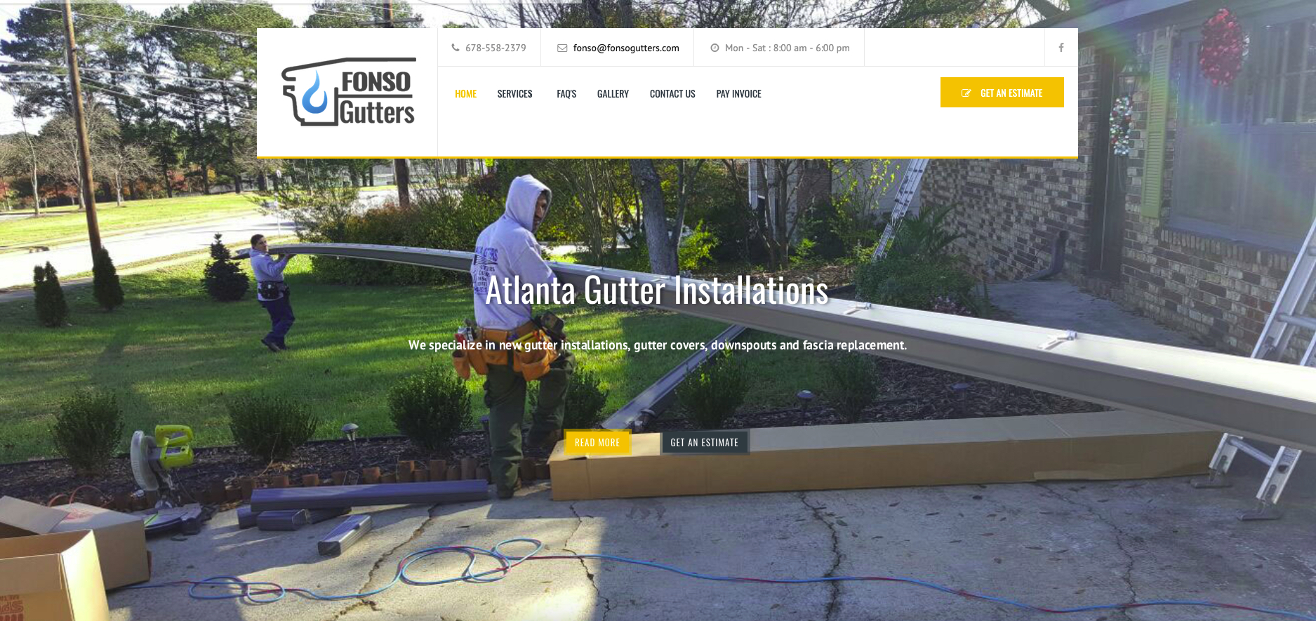 Fonso Gutters Website