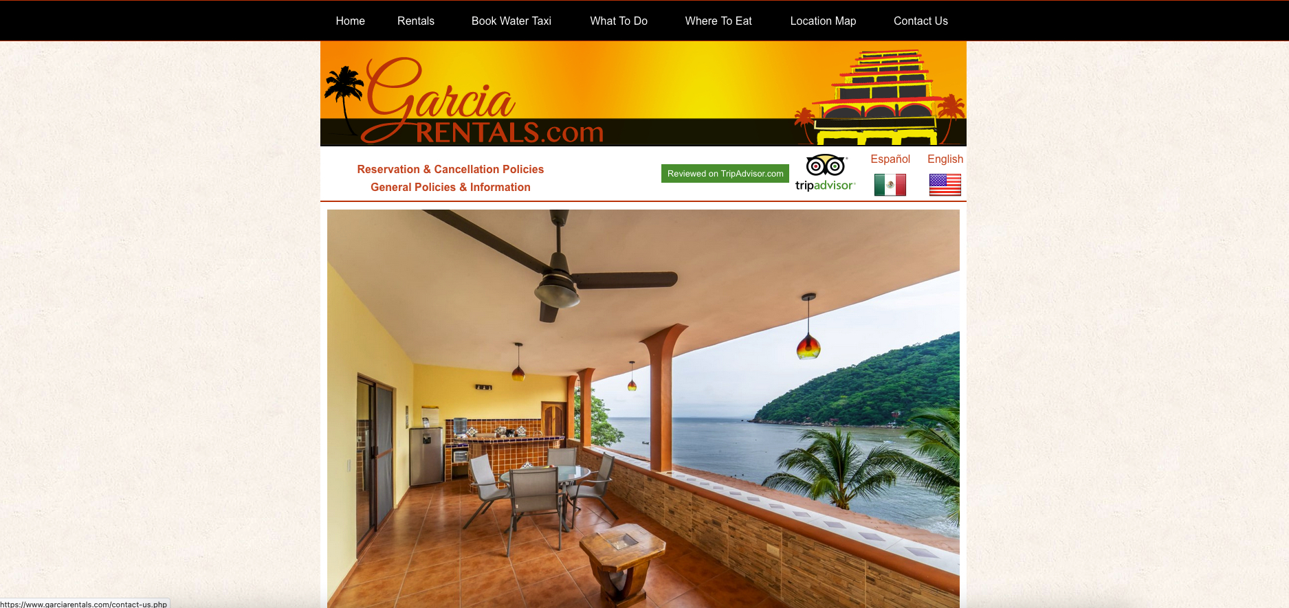 Garcia Rentals Yelapa Website